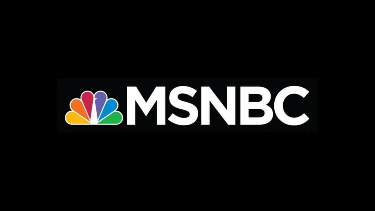 A logo for MSNBC