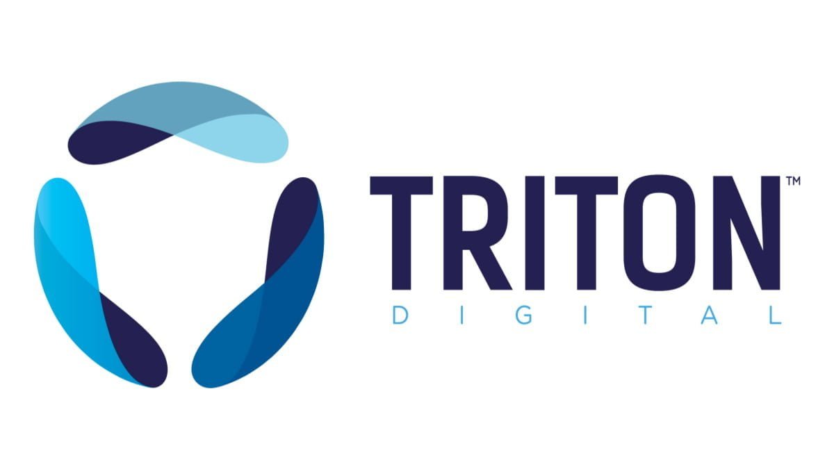 A photo of the Triton Digital logo