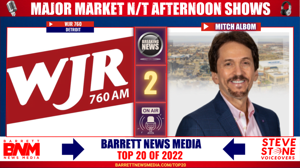 Major Market News/Talk Afternoon Shows 2022