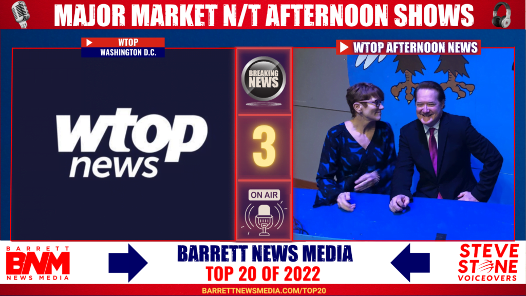 Major Market News/Talk Afternoon Shows 2022
