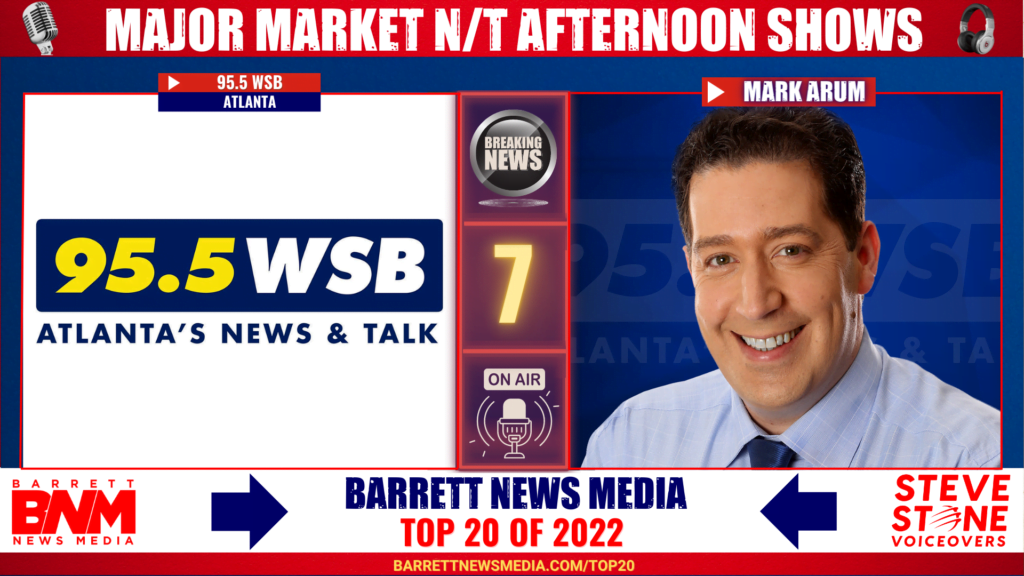 Major Market News/Talk Afternoon Shows 2022