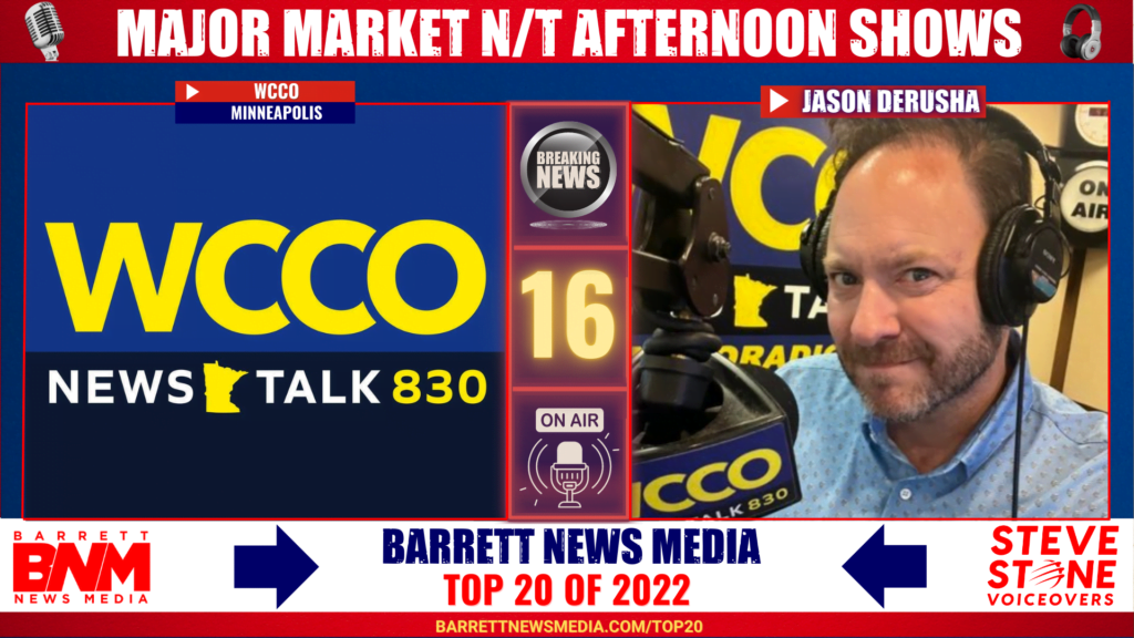 Major Market News/Talk Afternoon Shows 2022