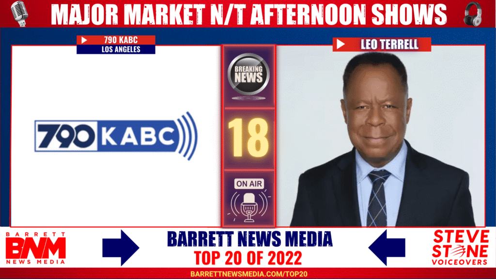Major Market News/Talk Afternoon Shows 2022