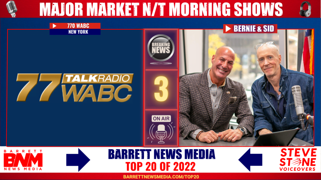 27 | Barrett Media Major Market News/Talk Morning Shows of 2022