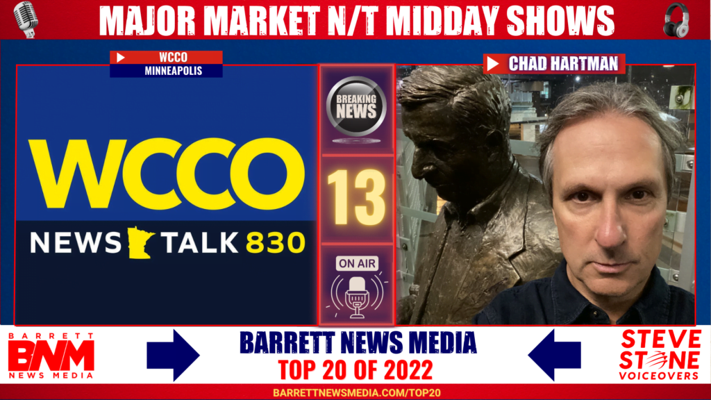 Major Market News/Talk Midday Shows of 2022