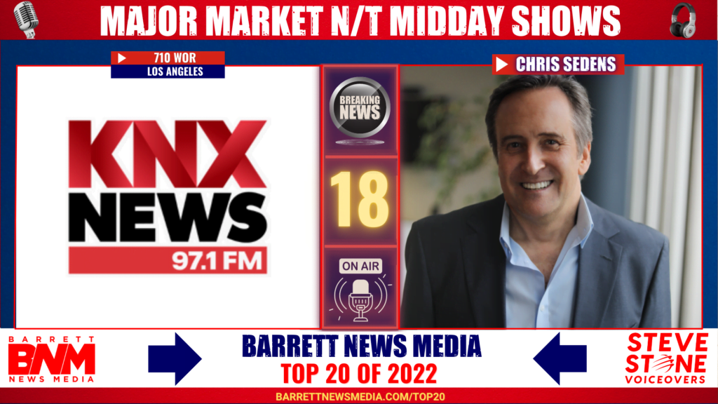 Major Market News/Talk Midday Shows of 2022