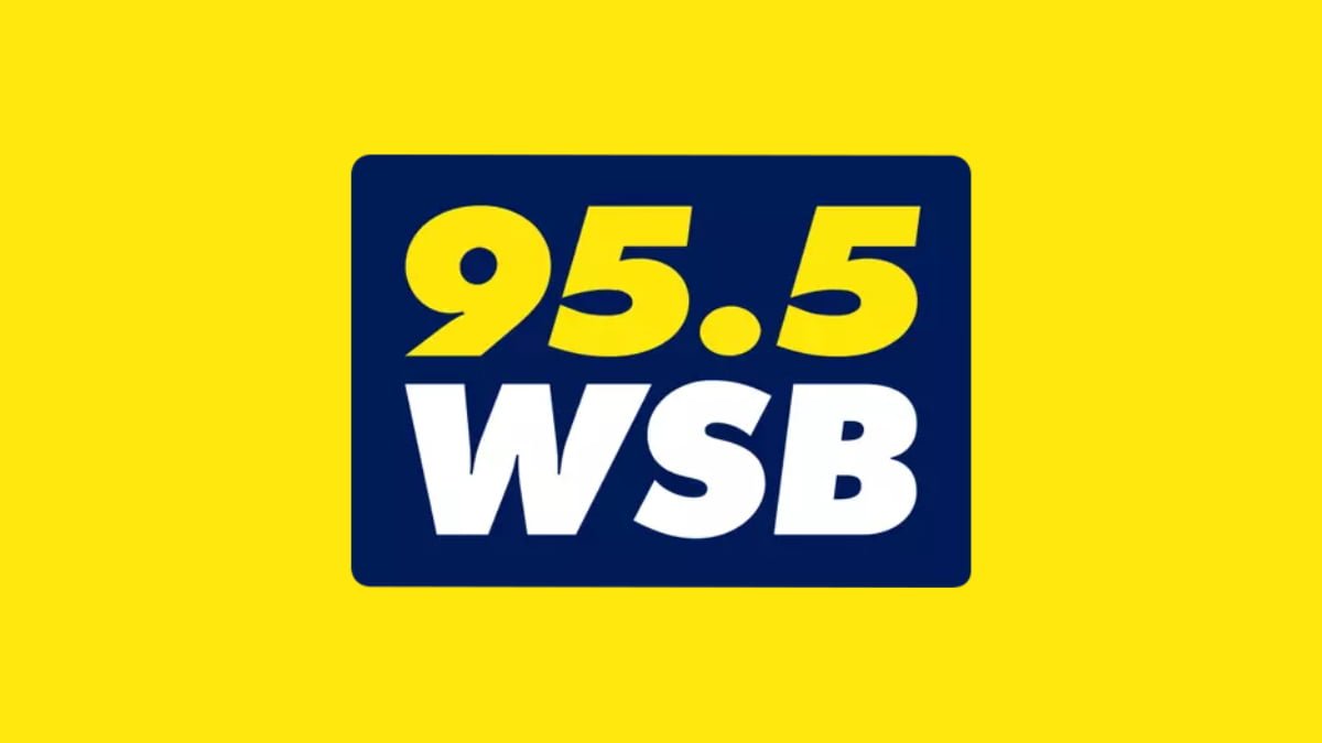 A photo of the 95.5 WSB logo