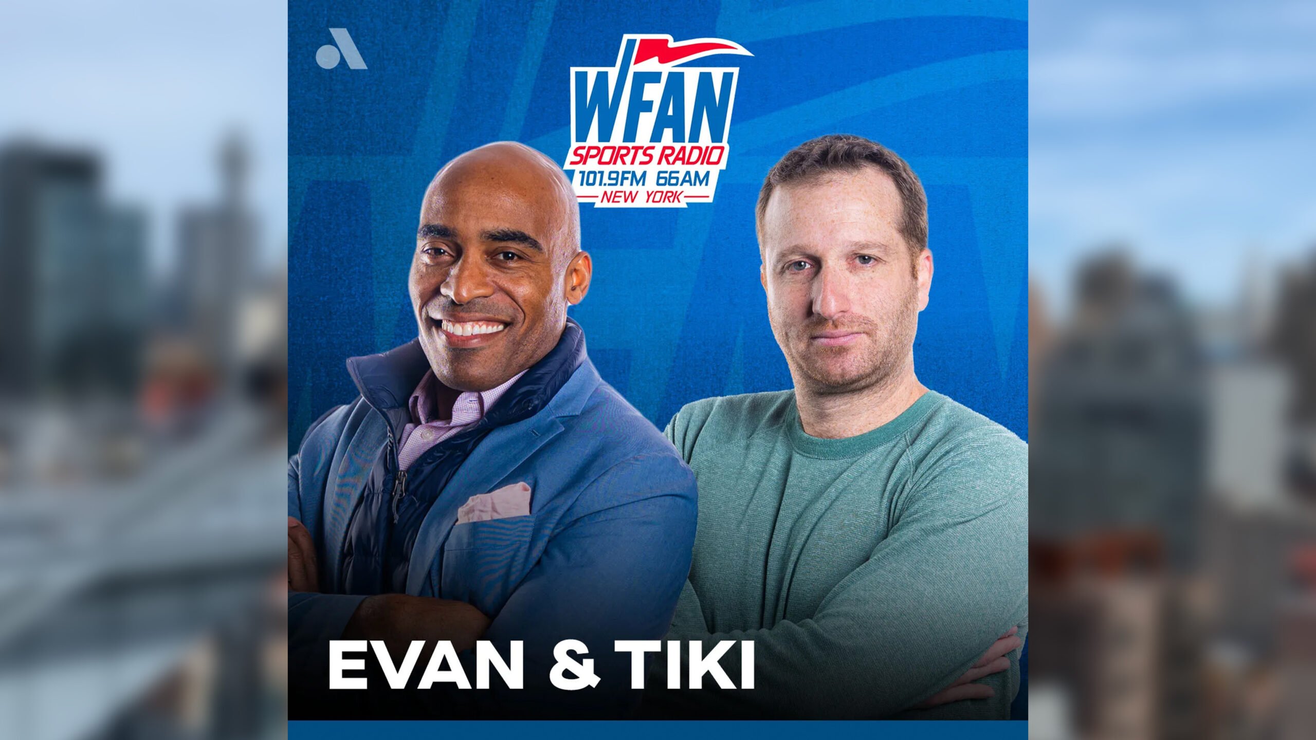 Evan Roberts and Tiki Barber