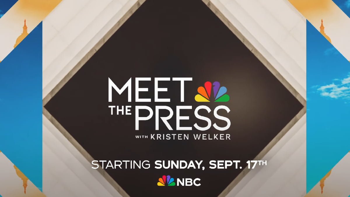 A photo of the Meet the Press logo