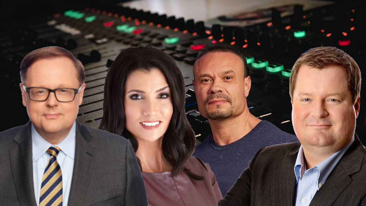 A photo of Todd Starnes, Dana Loesch, Dan Bongino, and Erick Erickson