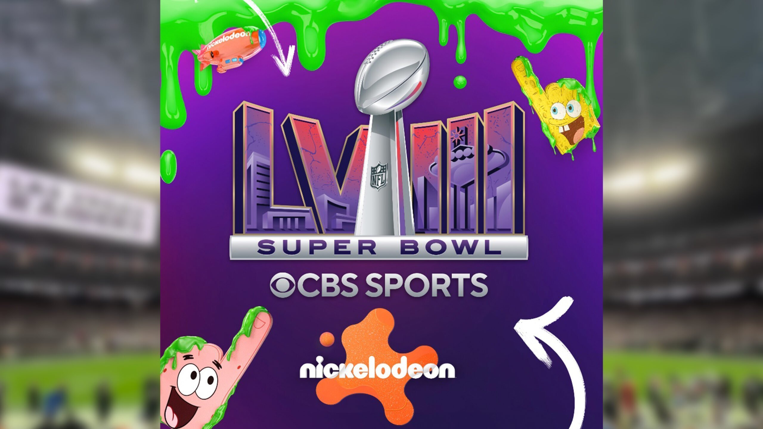 Super Bowl LVIII CBS Nickelodeon