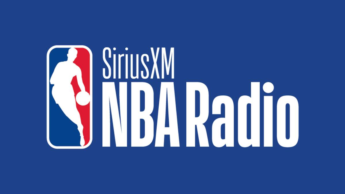 A photo of the SiriusXM NBA Radio logo