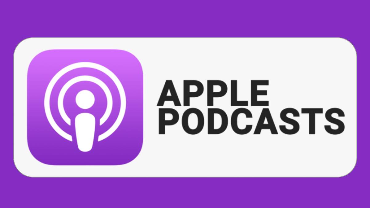 A photo of the Apple Podcasts logo