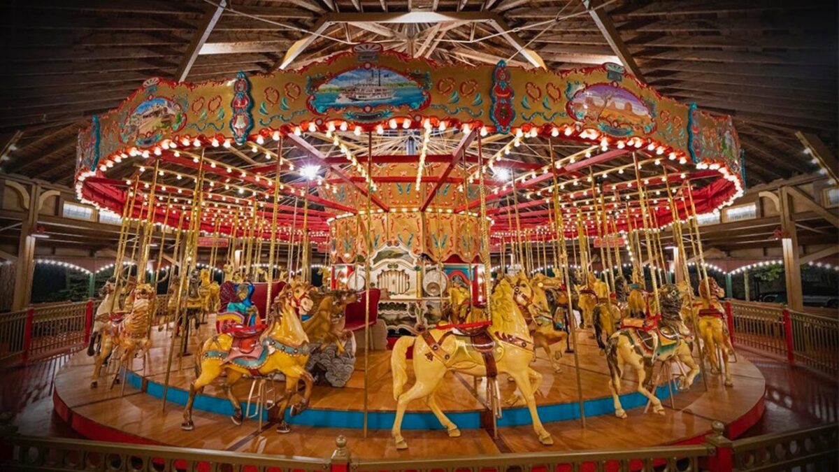 Antique Carousel in Canobie Lake Park