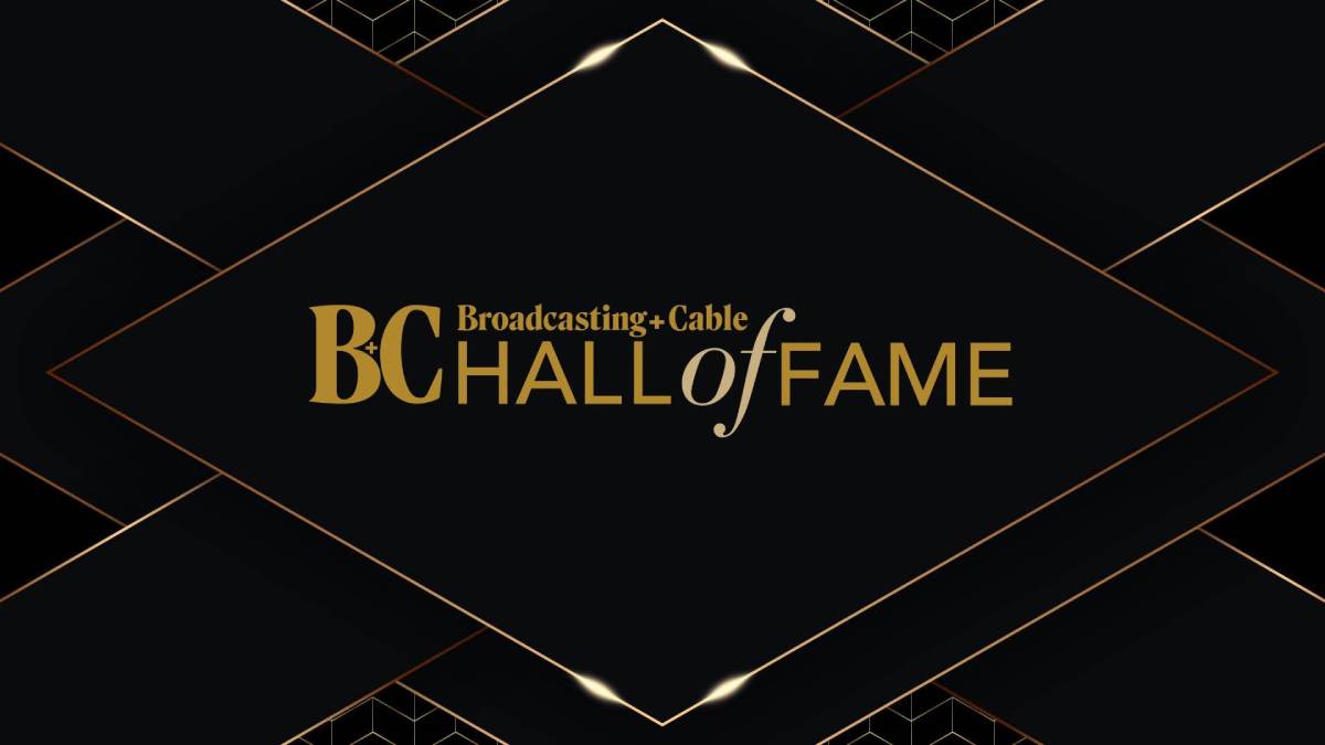 A photo of the Broadcasting + Cable Hall of Fame logo