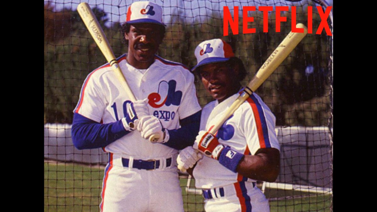 Phot of Andrew Dawson and Tim Raines of the Montreal Expos