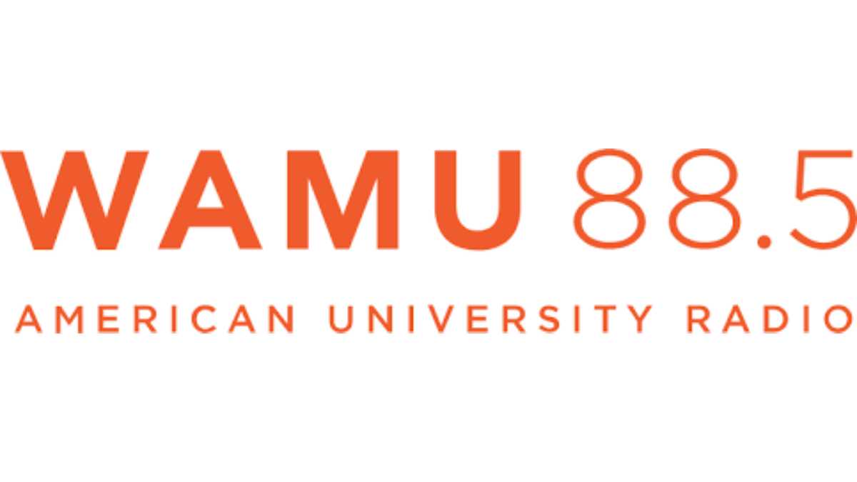 A photo of the WAMU logo