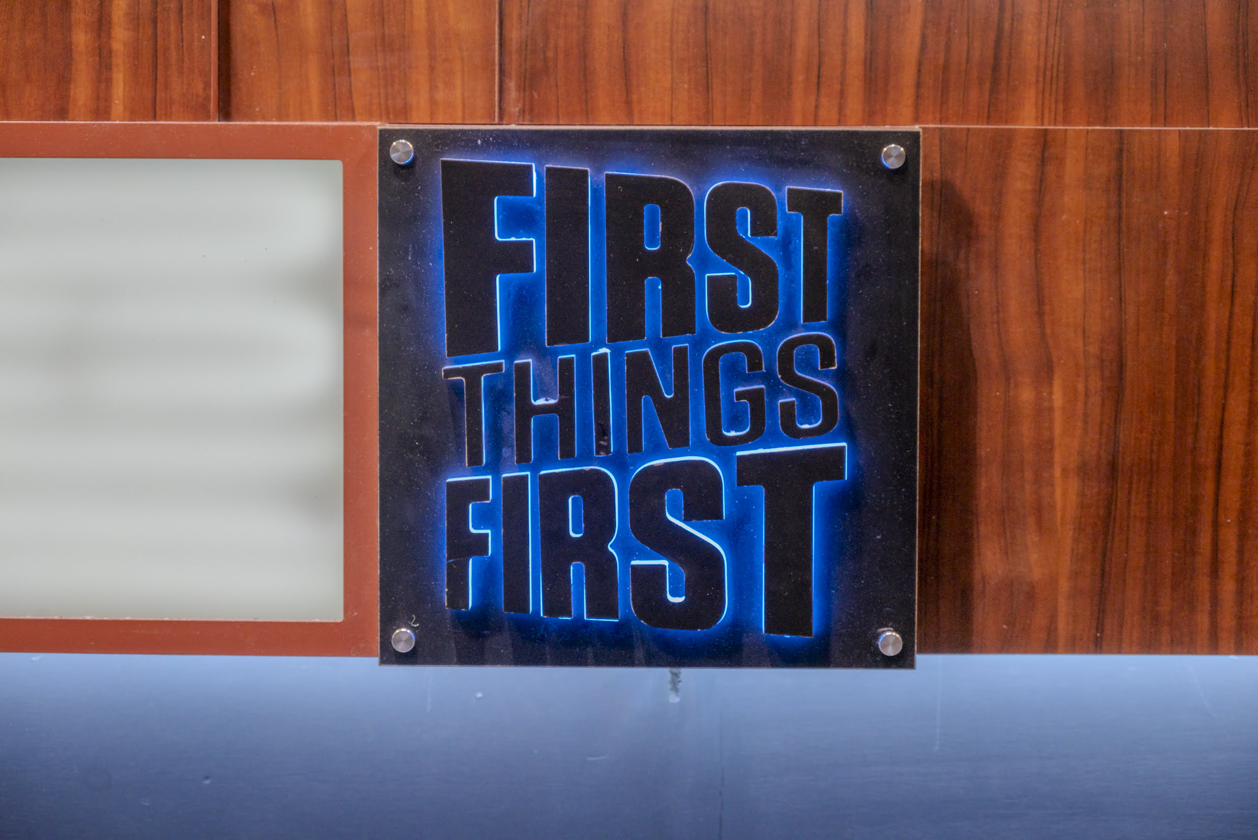 First Things First | Barrett Media First Things First