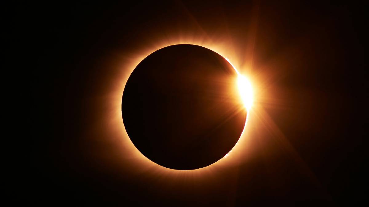 A photo of an eclipse