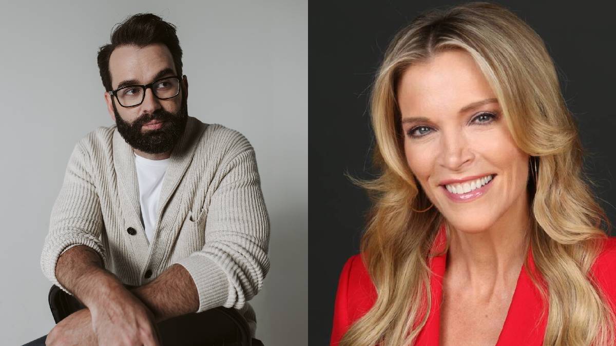 A photo of Matt Walsh and Megyn Kelly