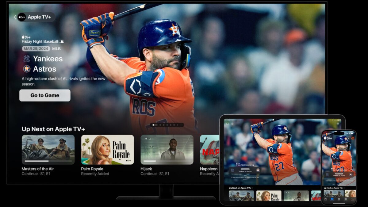 Apple TV+ graphic for Friday Night Baseball