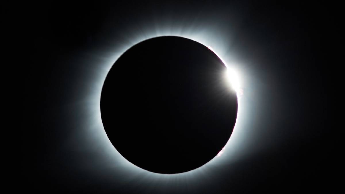 A photo of an eclipse