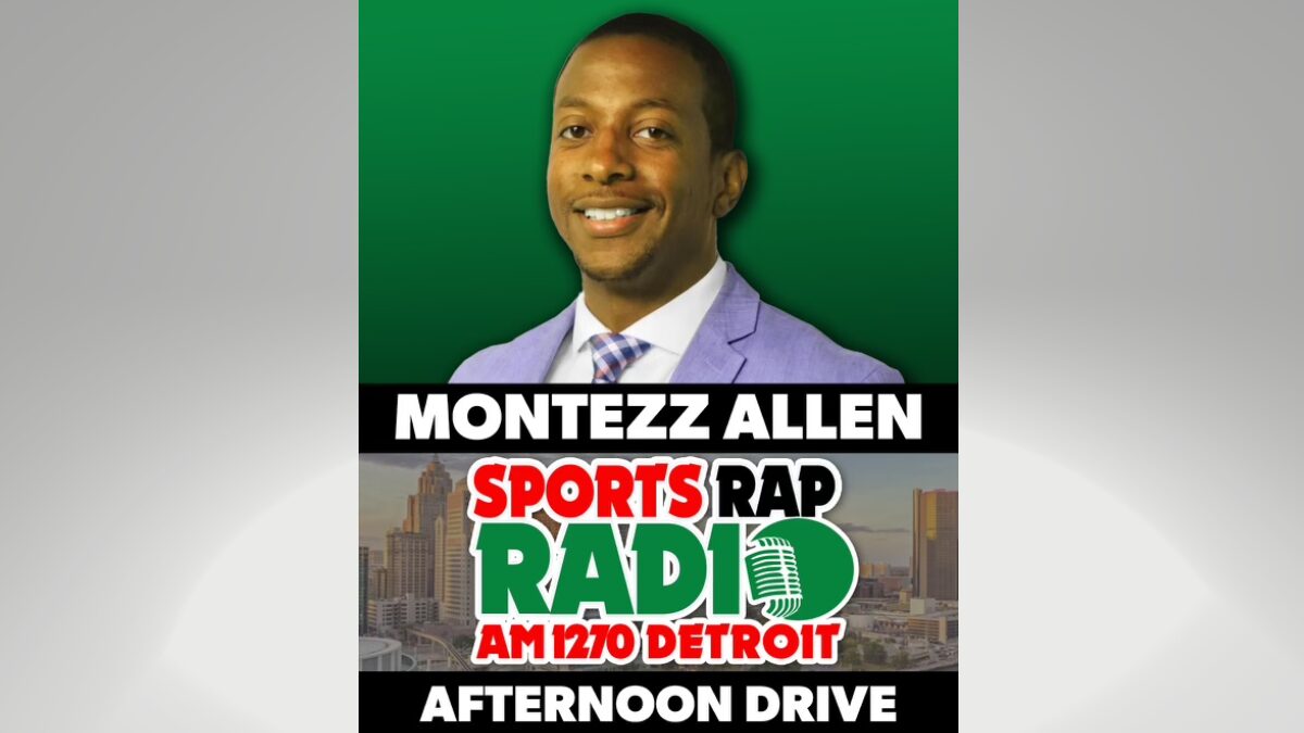 Graphic of Montezz Allen from Sports Rap Radio