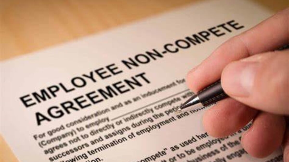 Image of an employee non-compete agreement