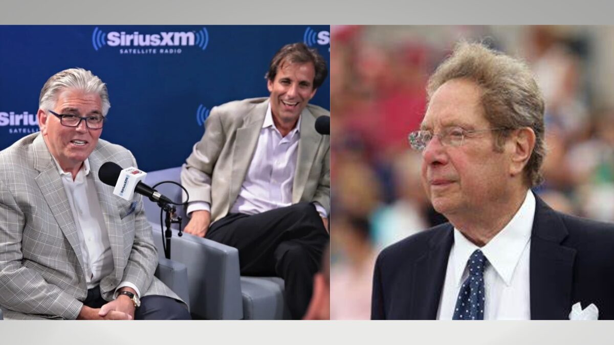 Photos of Mike Francesa, Chris Russo and John Sterling