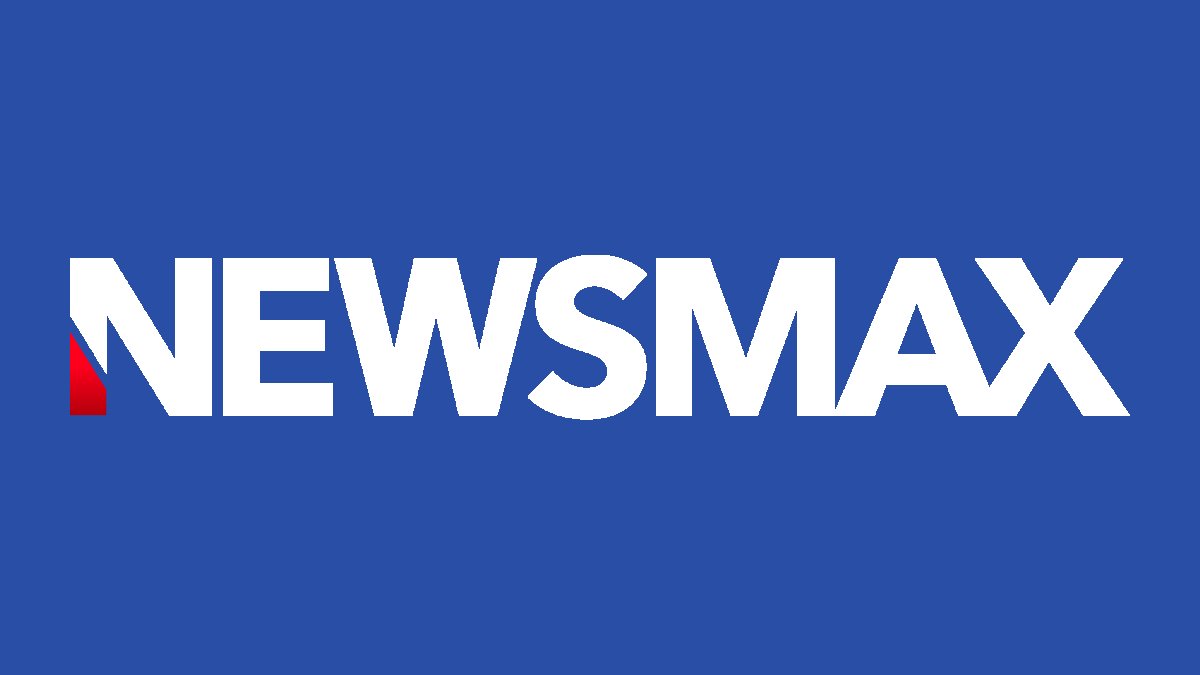 A photo of the Newsmax logo