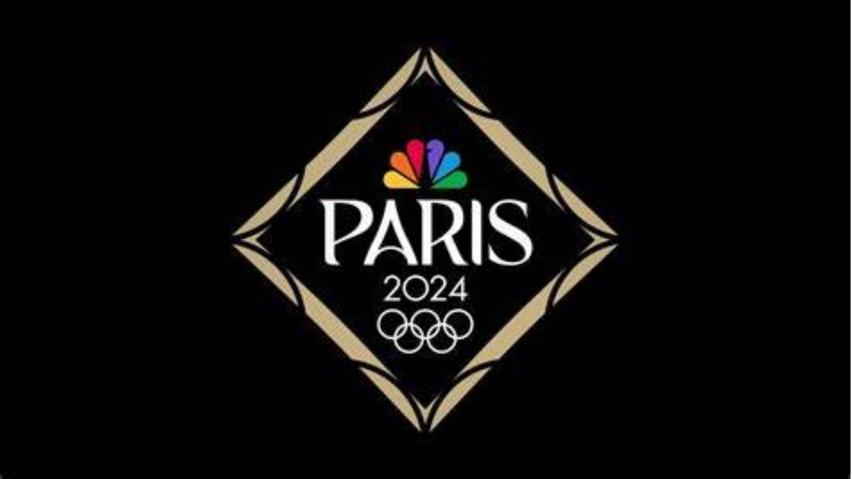 Logo for the 2024 Paris Olympics on NBC