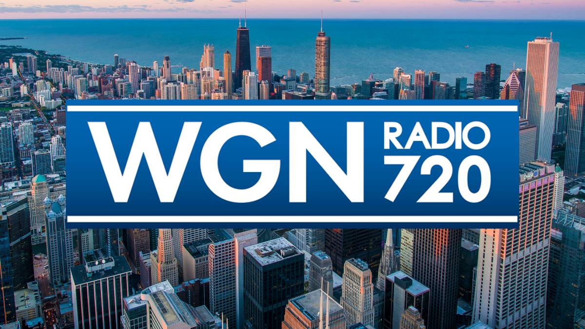 A photo of the WGN logo