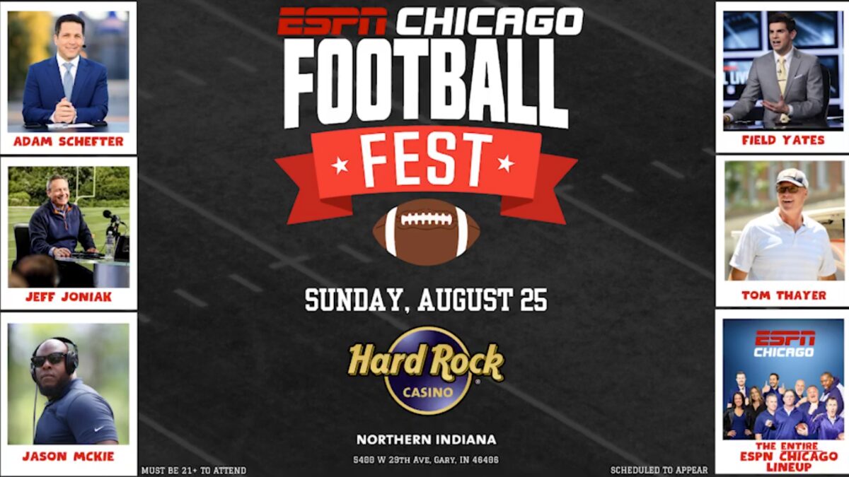 Graphic for ESPN Chicago's Football Fan Fest