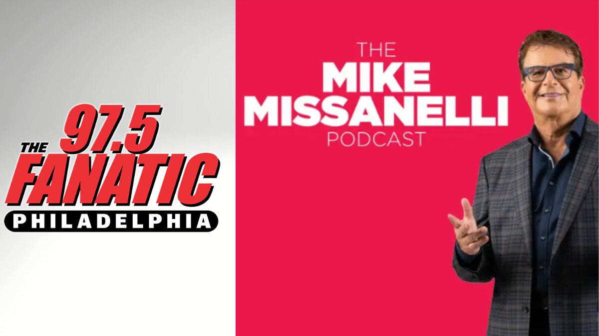 Logo for 97.5 The Fanatic and The Mike Missanelli Podcast