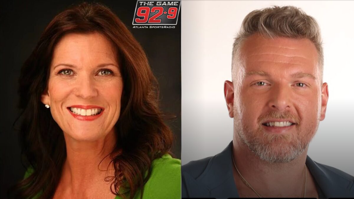 Photos of 92.9 The Game host Sandra Golden and Pat McAfee