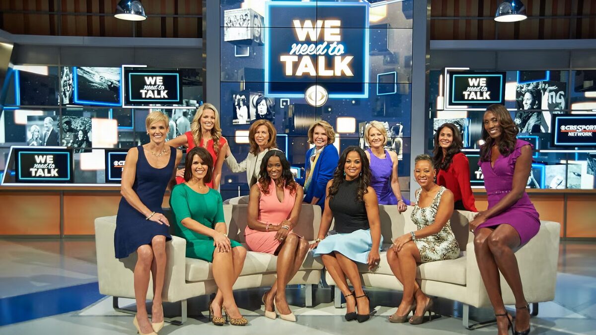 A photo of the women who host We Need to Talk on CBS Sports Network