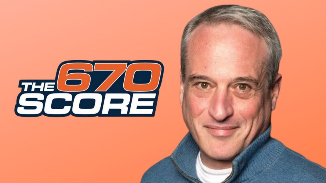 A photo of Dan Bernstein and the 670 The Score logo