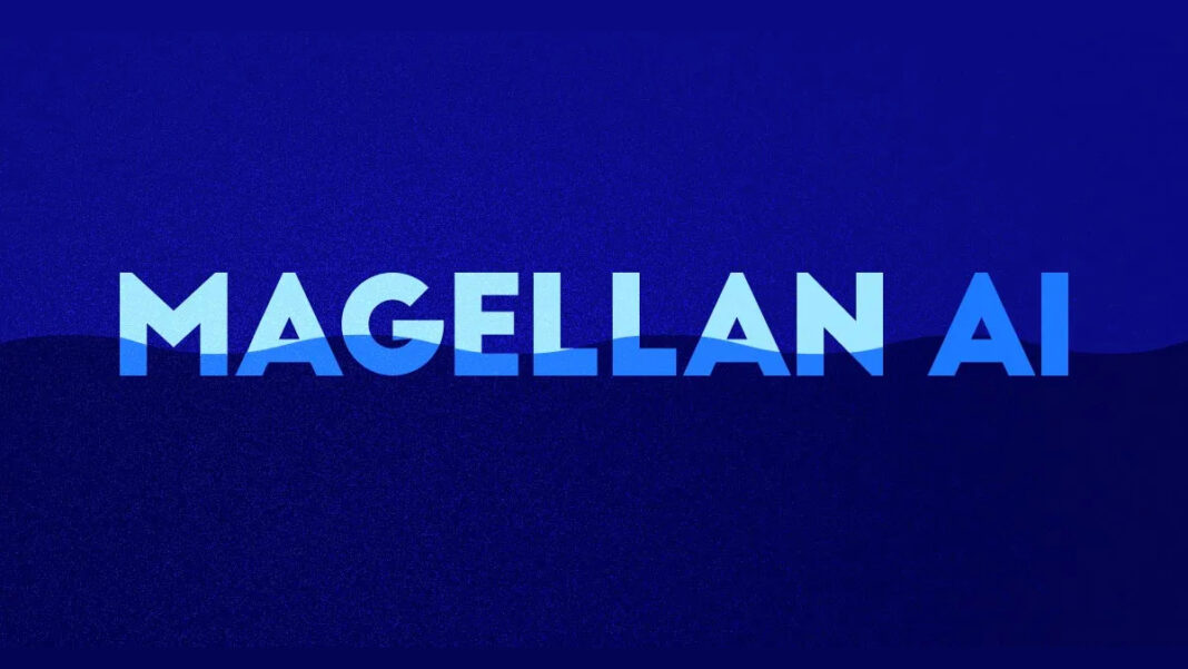 A photo of the Magellan AI logo