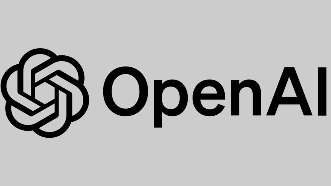 A photo of the OpenAI logo