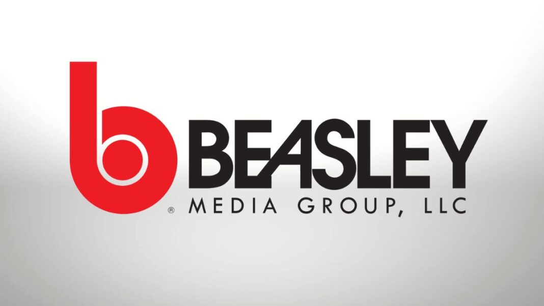 A photo of the Beasley Media Group logo