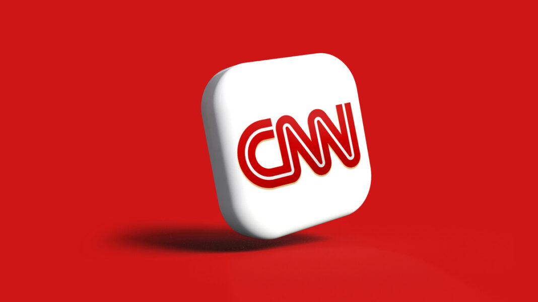 A photo of the CNN logo