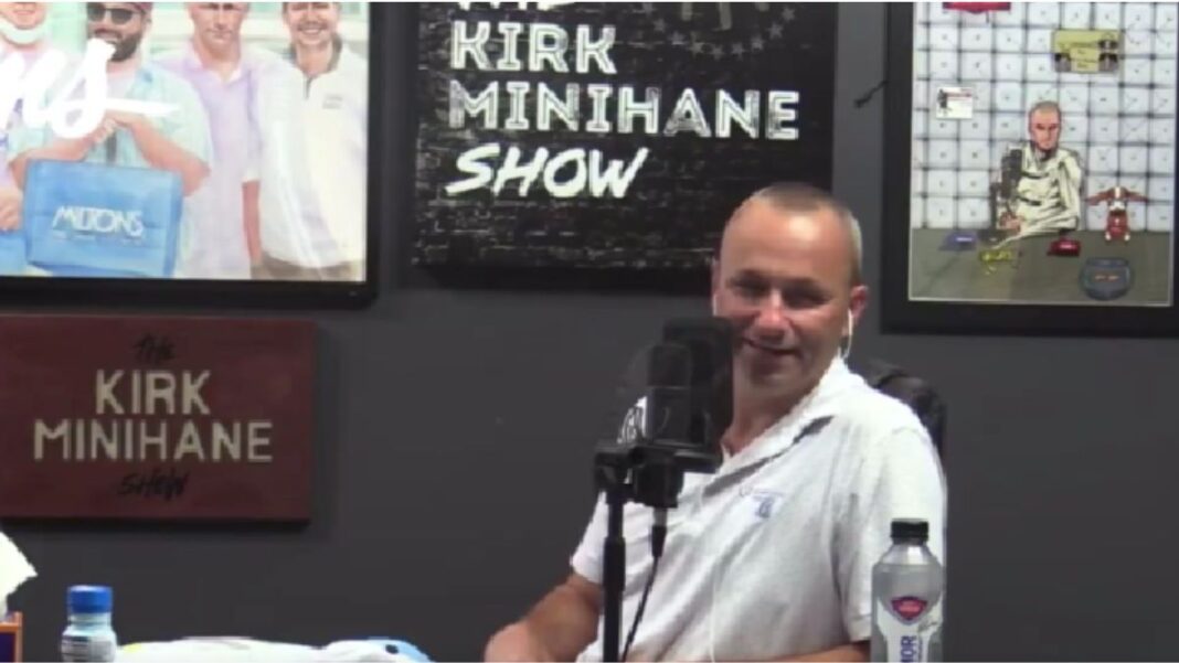 Screengrab of The Kirk Minihane Show