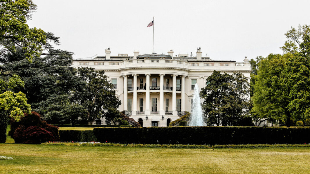 A photo of the White House