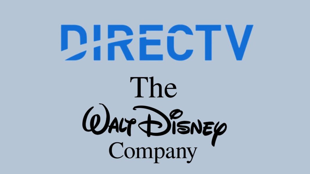 Logos for DirecTV and The Walt Disney Company