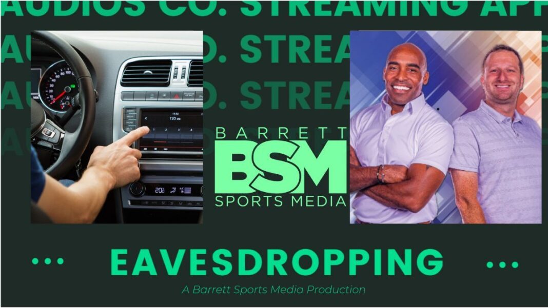 graphic for an eavesdropping feature on Evan & Tiki on WFAN