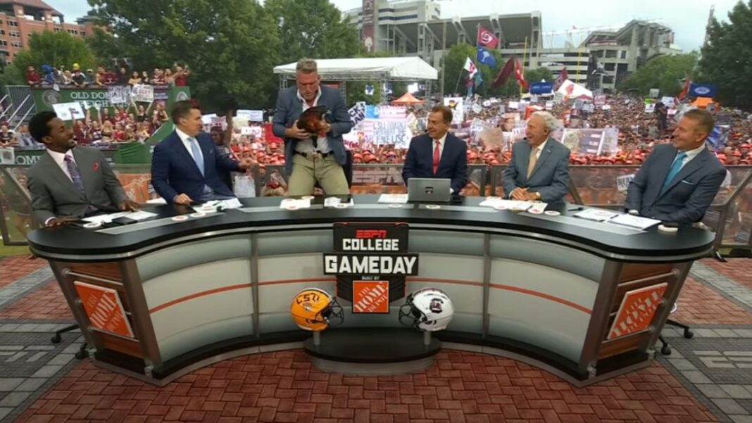 Screengrab of College GameDay on ESPN