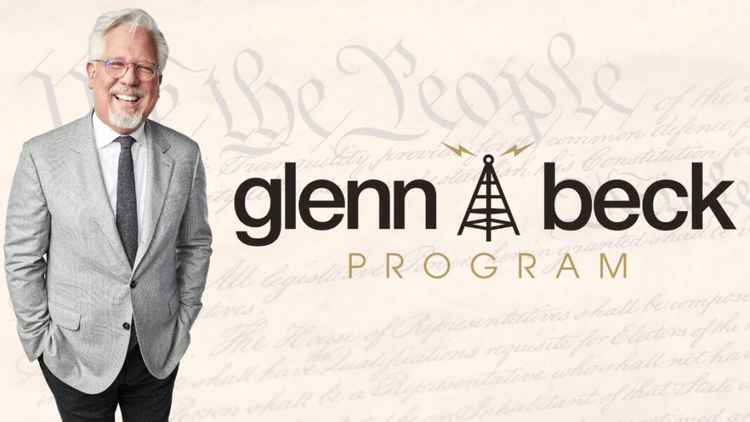 Photo of Glenn Beck and a logo for the Glenn Beck Program