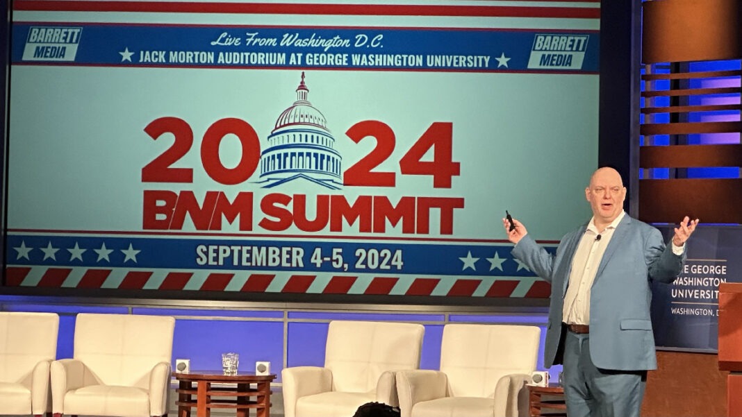 A photo of Jason Barrett at the 2024 BNM Summit