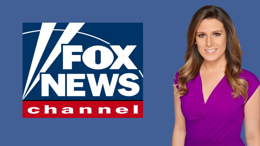 Fox News logo and a photo of Alexis McAdams