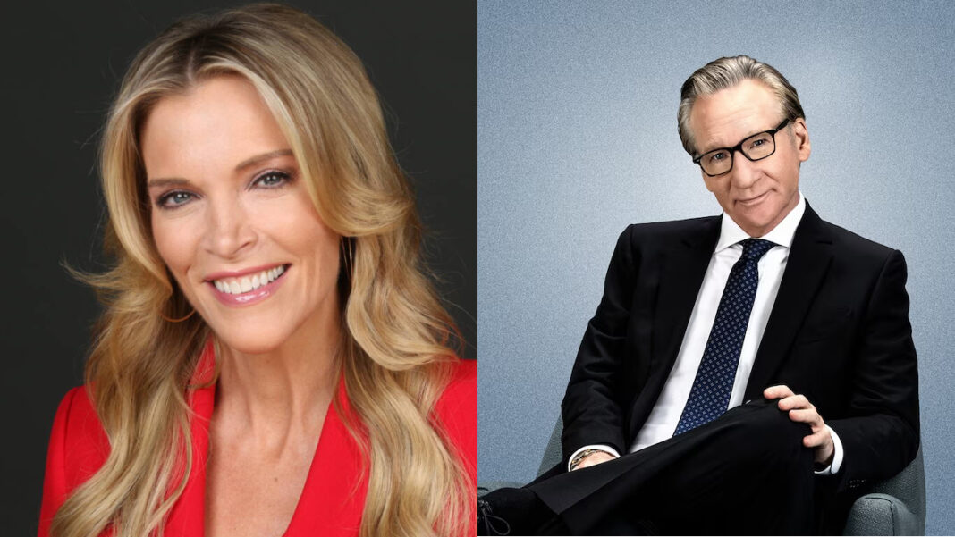 A photo of Megyn Kelly and Bill Maher